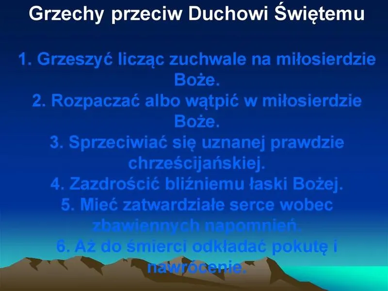 Biblijne nauki o grzechu