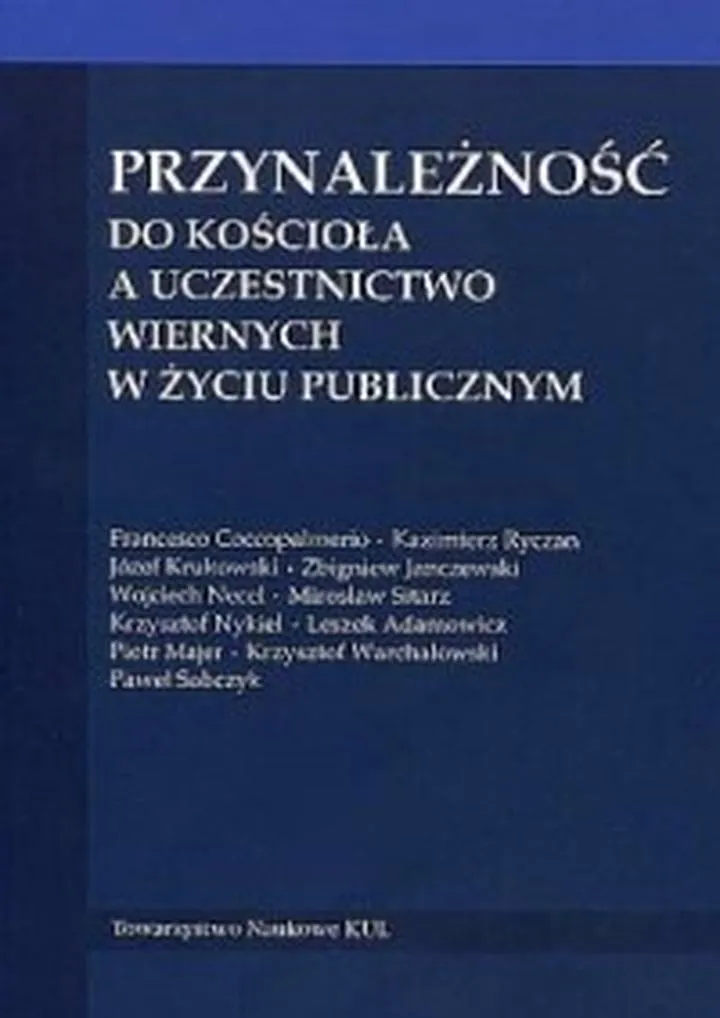 Przynależność do kościoła