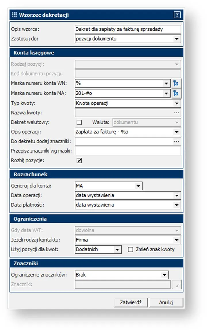 Zasady księgowania wpłat i wypłat